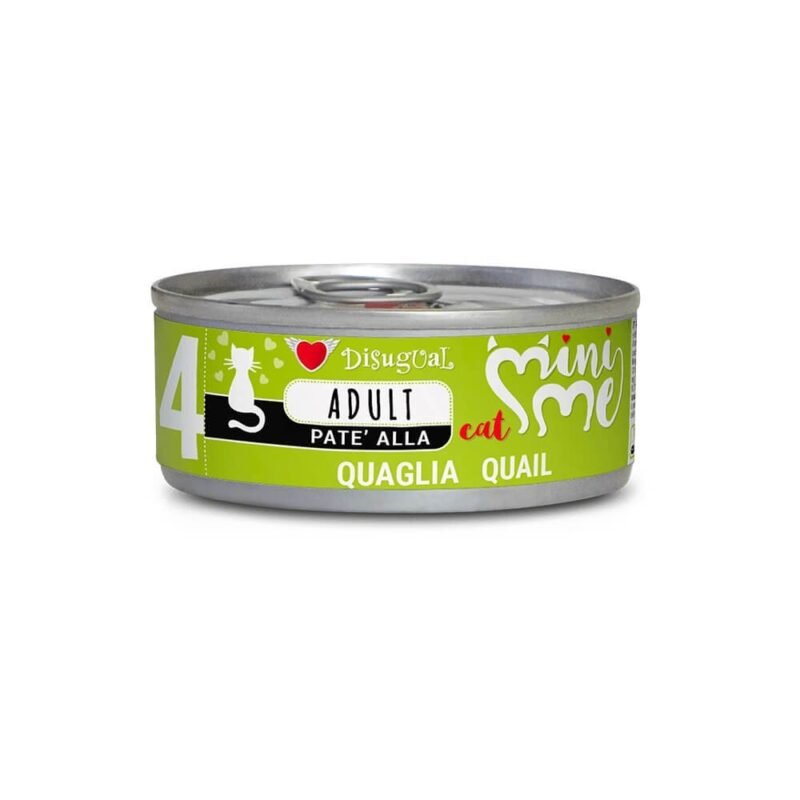 Disugual Mini-Me Codorniz Latas para Gatos