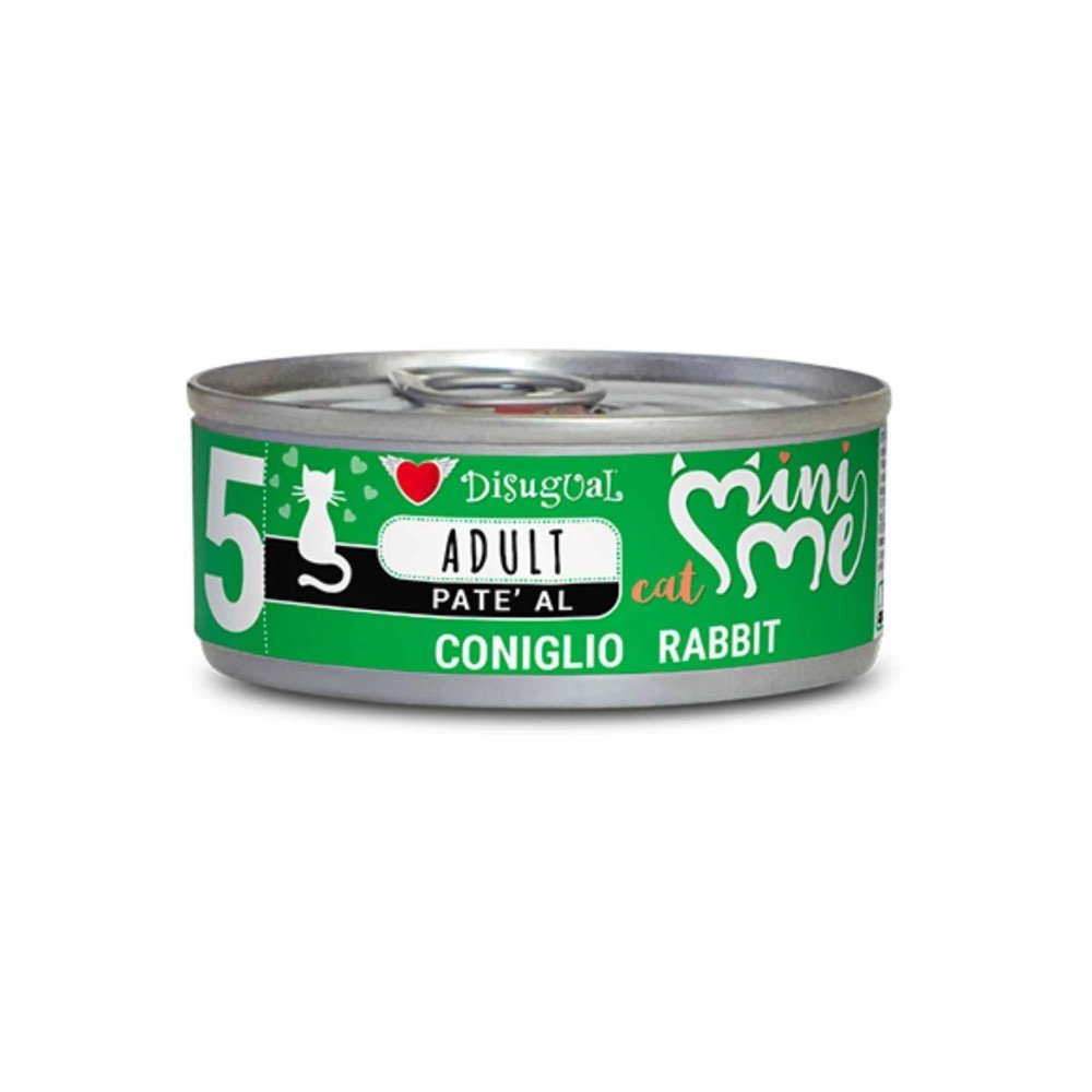 Disugual Mini-Me Conejo Latas para Gatos