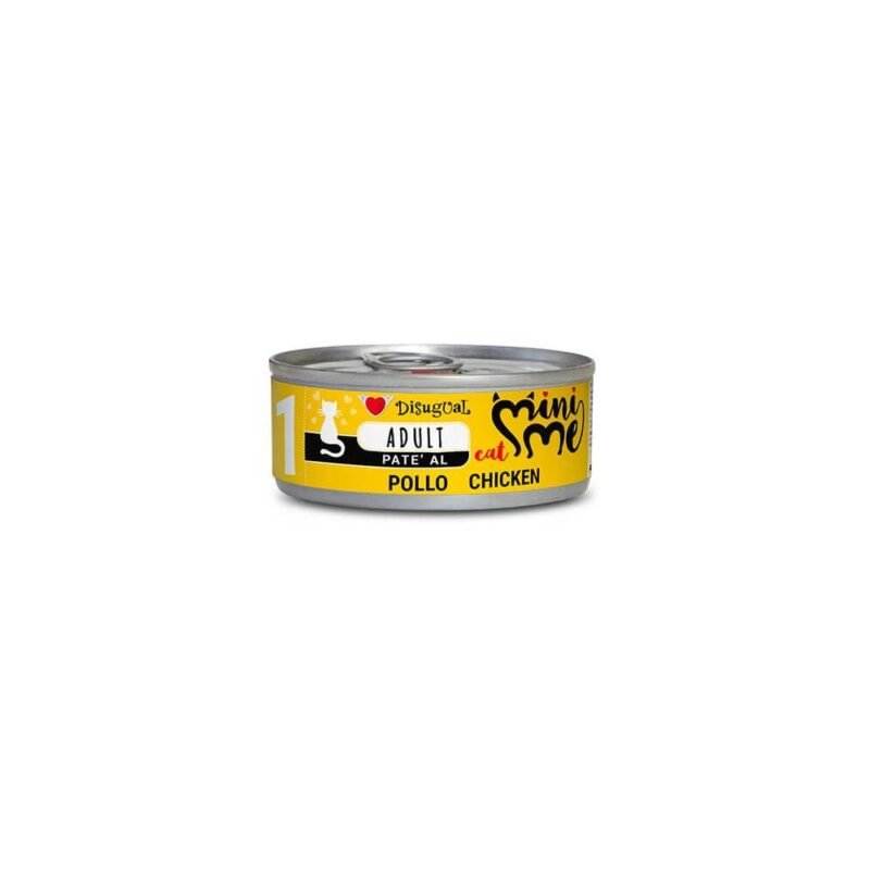 Disugual Mini-Me Pollo Latas para Gatos