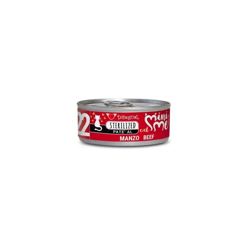 Disugual Mini-Me Sterilized Ternera Latas para Gatos