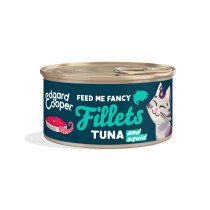 Edgard & Cooper Filetes de Atún y Calamares Grain Free Lata Gatos