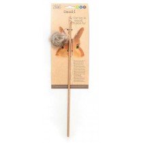 Gloria Juguete Gaudí Palo con Pompón de Pelo para Gatos