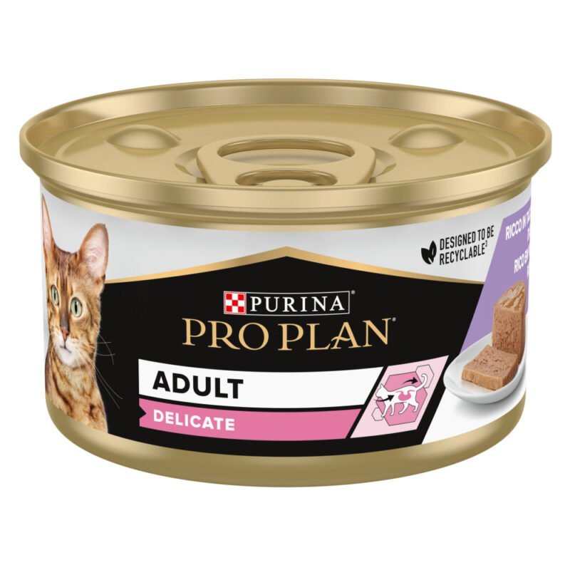 Pro Plan Adult Delicate Pavo Lata Gatos
