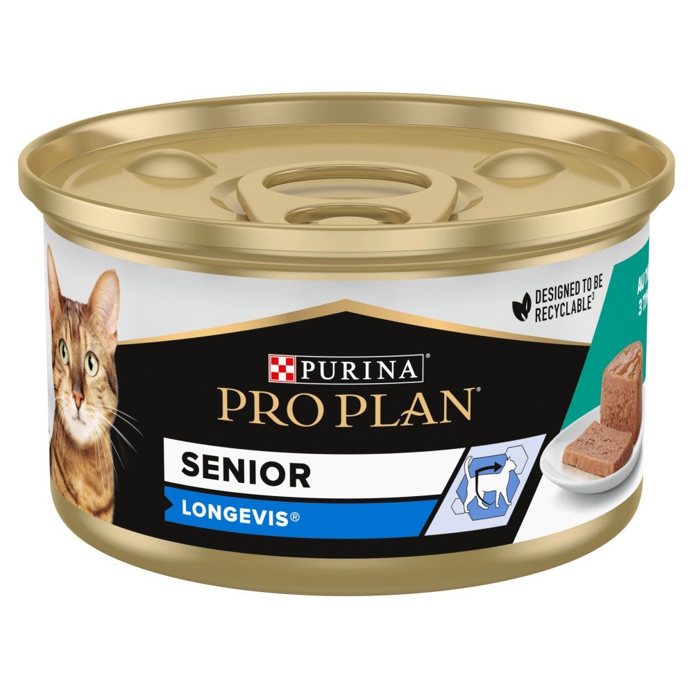 Pro Plan Senior 7+ Longevis Atún Lata Gatos