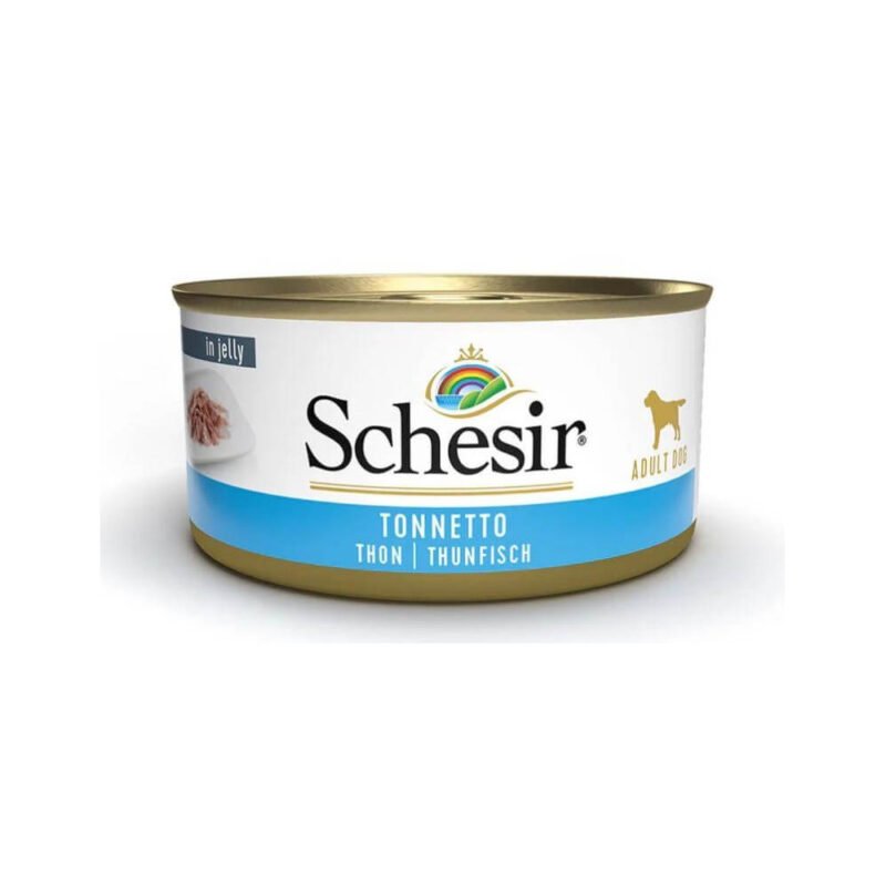 Schesir Adult Atún en Gelatina Lata para Perros