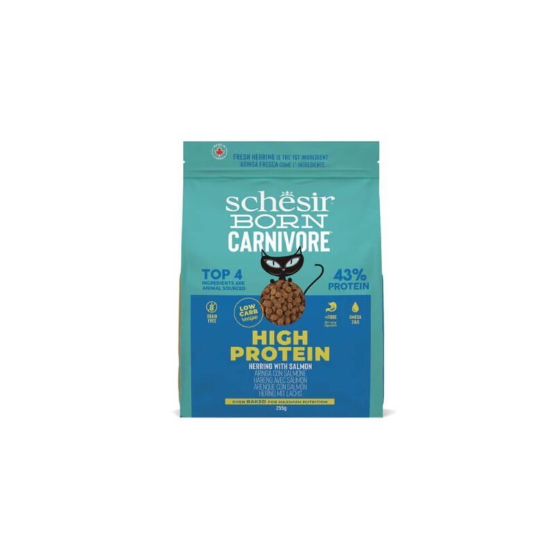 Schesir Born Carnivore Adult Arenque con Salmón para Gatos