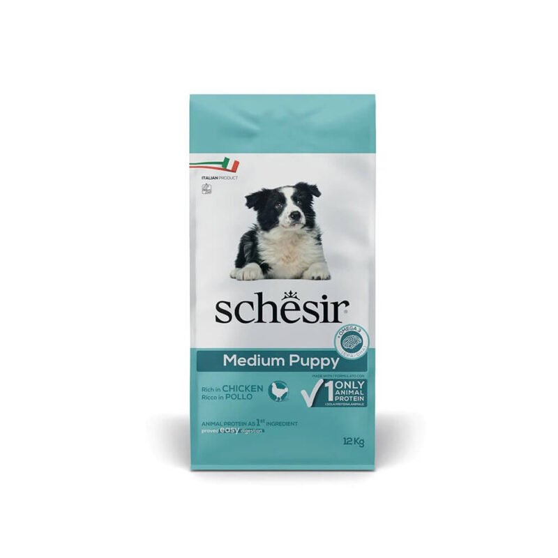 Schesir Medium Puppy Pollo para Perros Cachorros