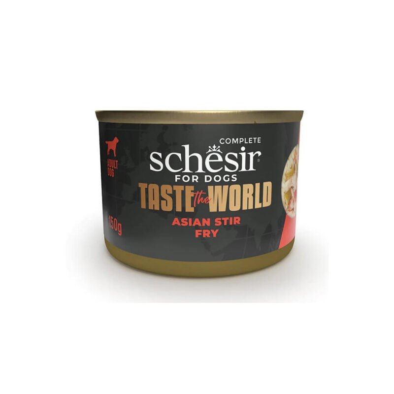 Schesir Taste The World Adult Pollo con Salteado Asiático en Caldo Lata para Perros
