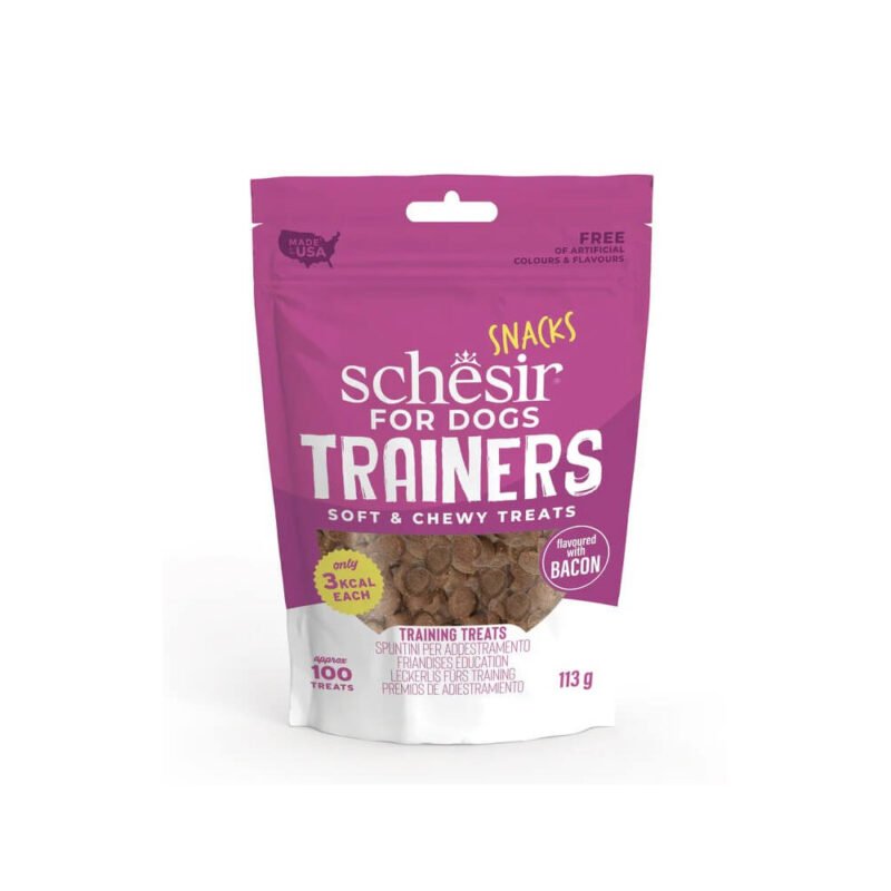 Schesir Trainers Treats de Bacon Snacks para Perros