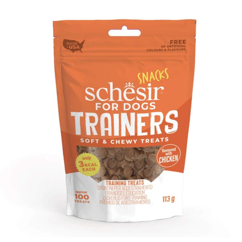 Schesir Trainers Treats de Pollo Snacks para Perros