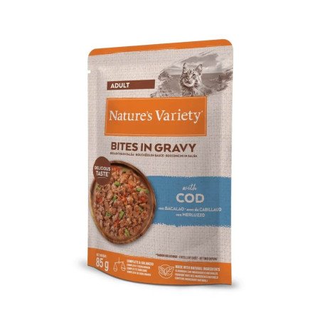 Nature's Variety Adult Bocaditos de Bacalao en Salsa Sobres