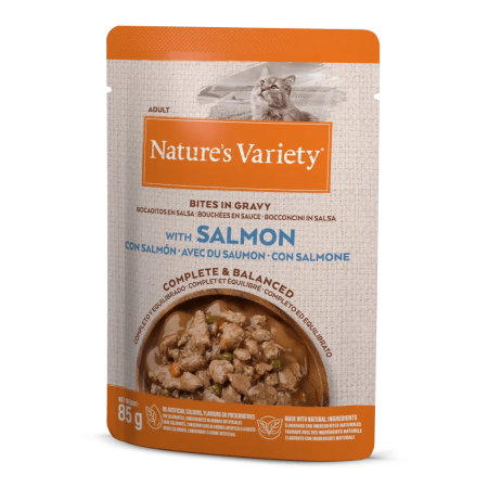 Nature's Variety Original Bocaditos en Salsa con Salmón