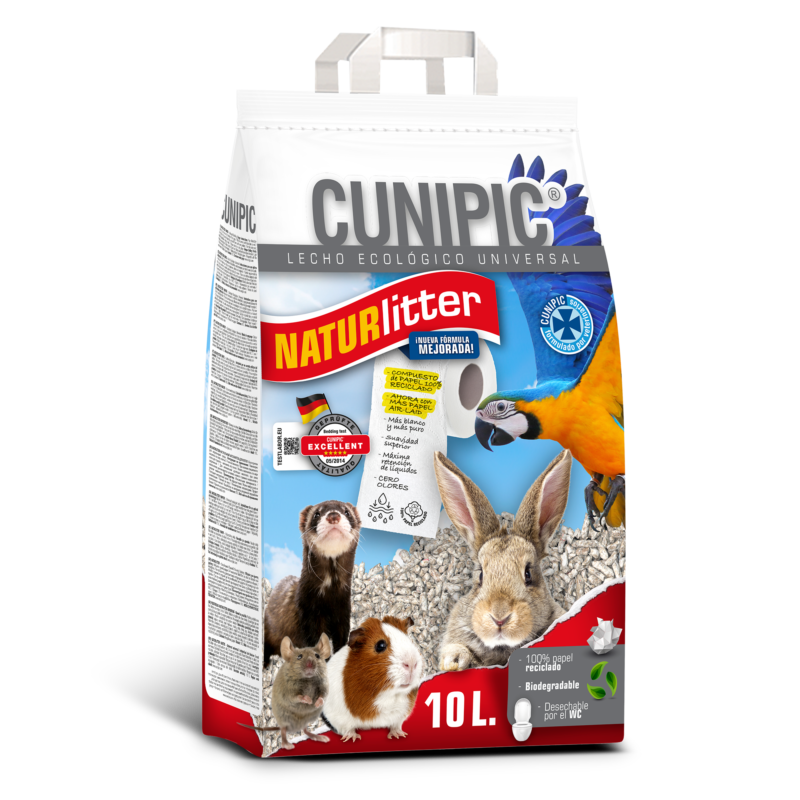 lecho de papel para roedores