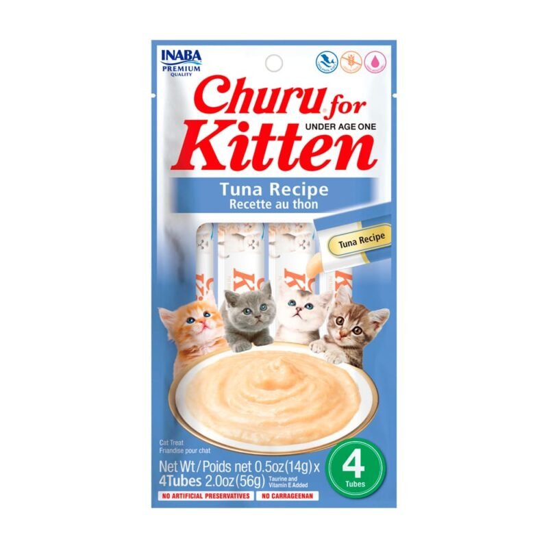 Churu Gato Kitten Atún Snack Líquido 4 x 14 g