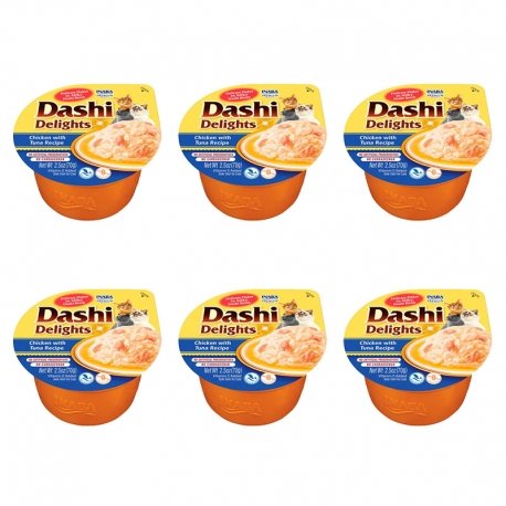 Churu Gato Dashi Delights Caldo de Pollo con Atún 70 g