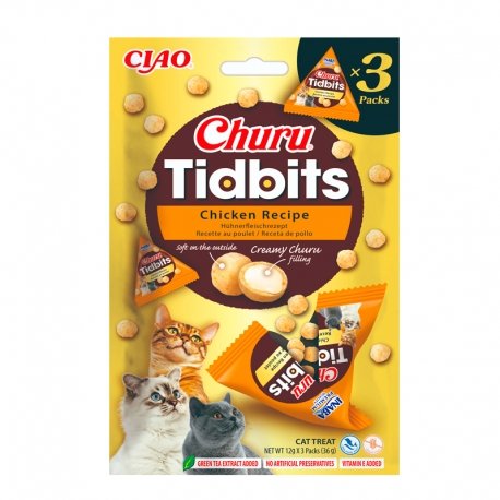 Churu Gato Tidbits Pollo 3 x 12 g