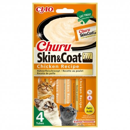 Churu Gato Skin & Coat Atún 4 x 15 g