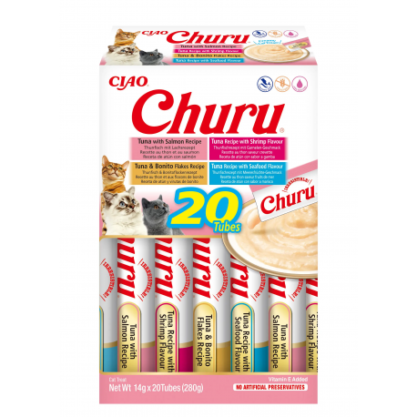 Churu Gato Variedades Atún 20 x 14 g