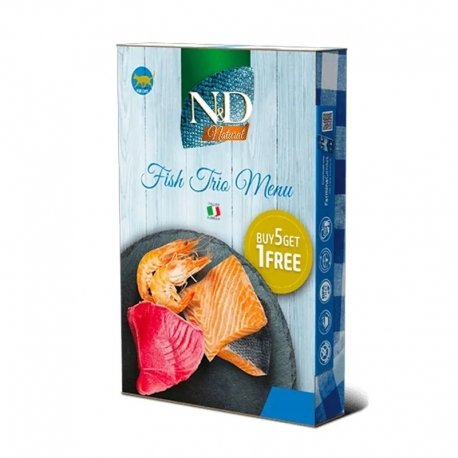 Farmina N&D Natural Fish Trio Menu Gato 6 x 70 g