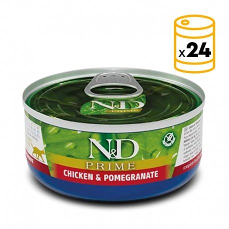 Farmina N&D Prime Gato Pollo y Granada 6 x 70 g