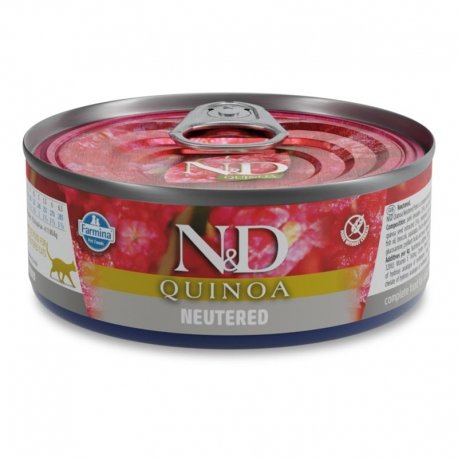 Farmina N&D Quinoa Neutered Gato Esterilizado 6 x 80 g