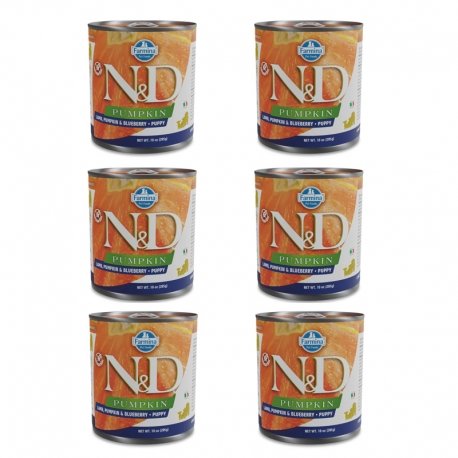 Farmina N&D Pumpkin Puppy Perro Cordero 6 x 285 g