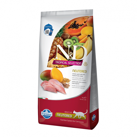 Farmina N&D Tropical Neutered Gato Pollo 10 kg