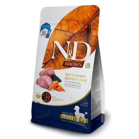 Farmina N&D Brown Perro Cordero y Spirulina Mini 2 kg