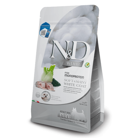 Farmina N&D White Perro Lubina y Spirulina Mini 2 kg