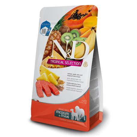Farmina N&D Tropical Perro Salmón Medium/Maxi 10 kg