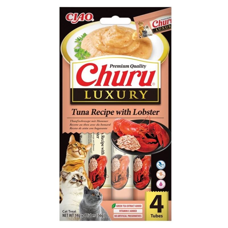 Churu Gato Luxury Atún con Langosta 4 x 14 g
