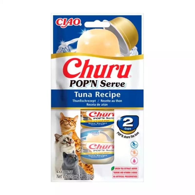 Churu Gato Pop’N Serve Atún 4 x 14 g