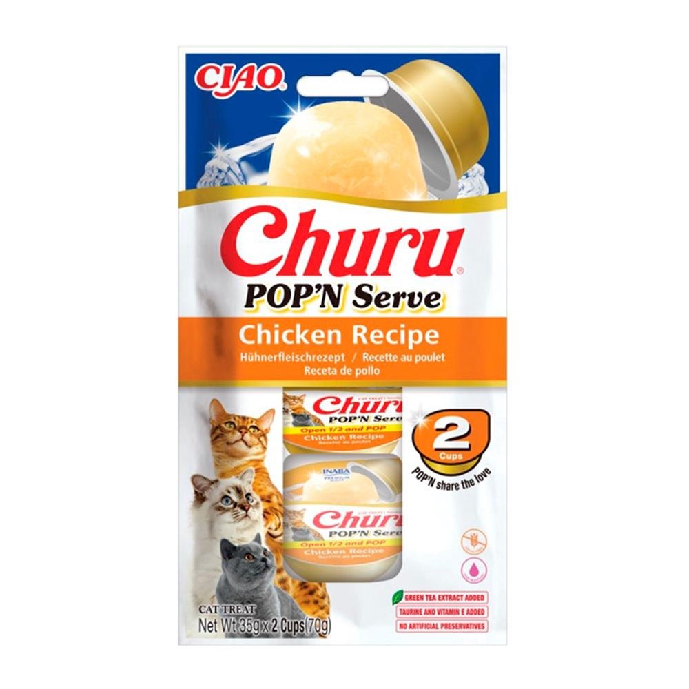 Churu Gato Pop’N Serve Pollo 4 x 14 g