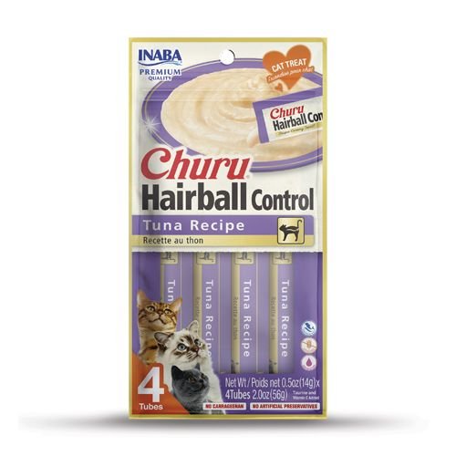 Churu Gato Anti-bolas de Pelo Atún Snack Líquido 4 x 14 g