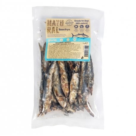 Snackys Natural Boquerones Deshidratados para Perros 70 g