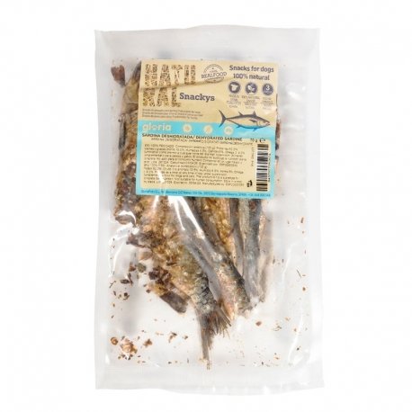 Snackys Natural Sardina Deshidratada para Perros 70 g
