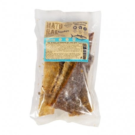 Snackys Natural Piel de Merluza Negra para Perros 70 g
