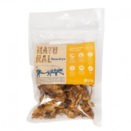 Snackys Natural Tiras de Oreja de Cerdo para Perros 200 g