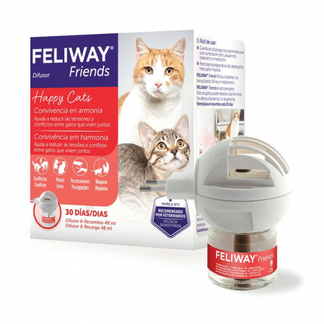 Feliway Friends Difusor + Recambio 48 ml