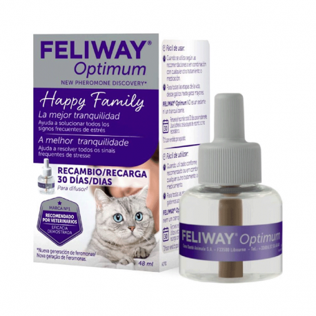 Feliway Optimum Recambio 48 ml