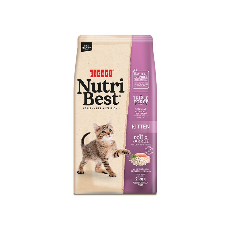 NutriBest Cat Kitten Chicken & Rice 8 kg