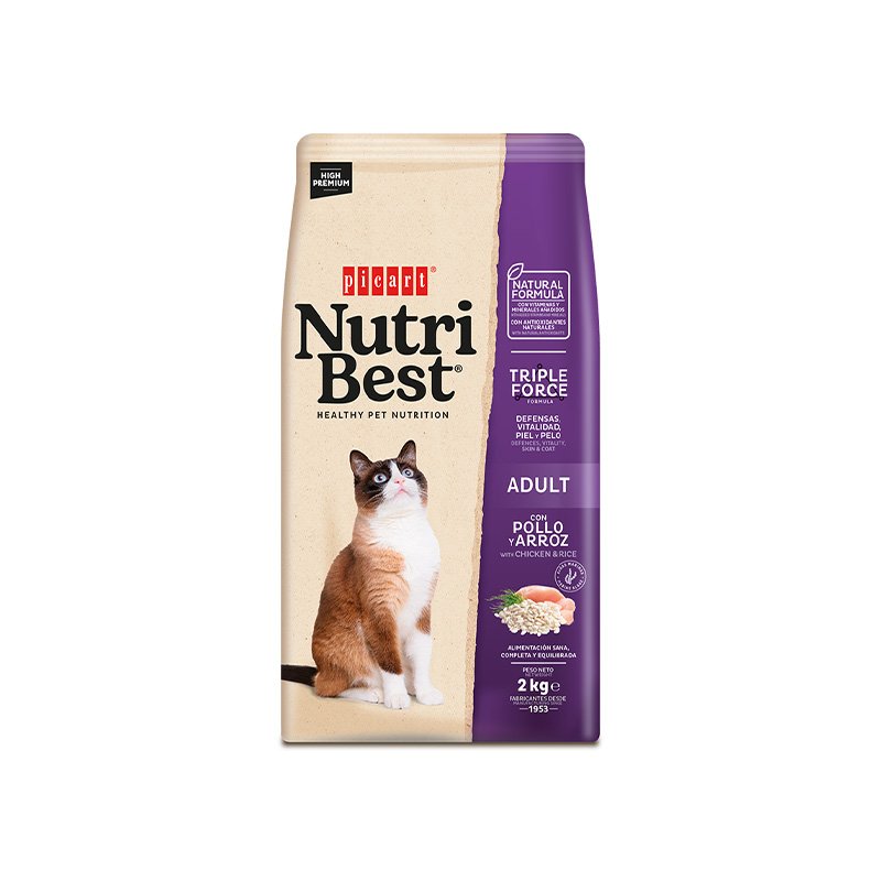 NutriBest Cat Chicken & Rice 8 kg